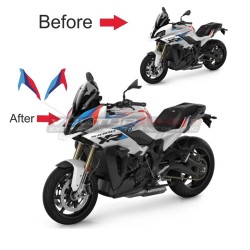 Complementary decorative stickers for windshield - BMW S1000XR