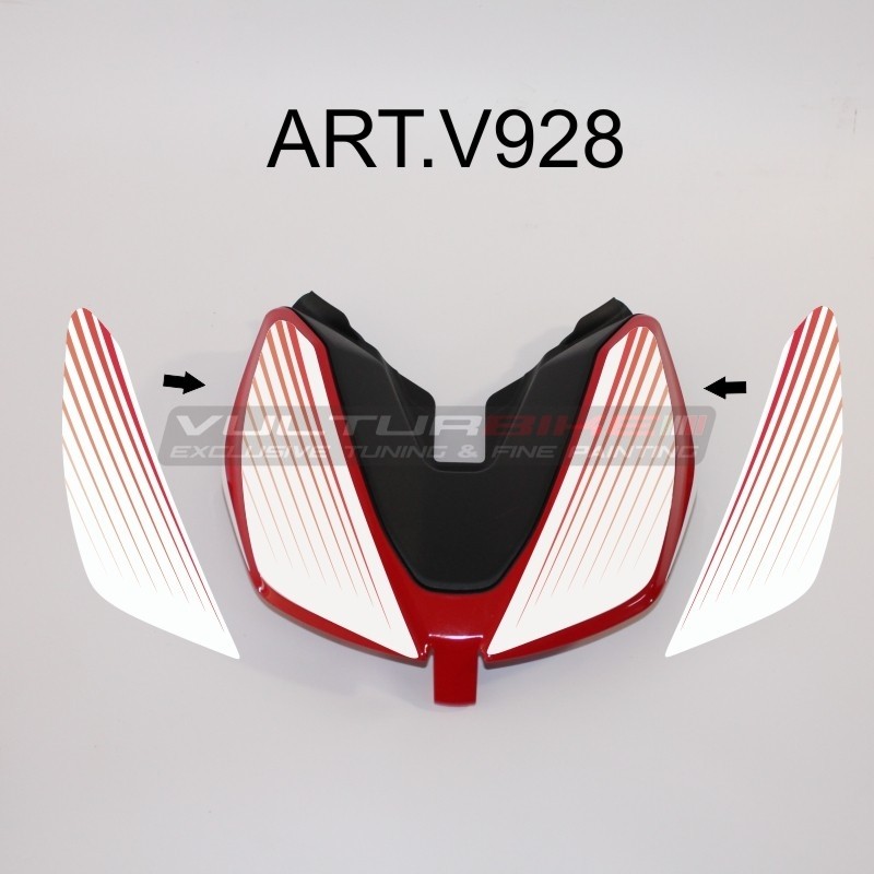 Rear spoiler stickers - Ducati Hypermotard 950