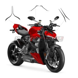 Dekoratives Aufkleber-Kit mit italienischer Flagge - Ducati Streetfighter V2