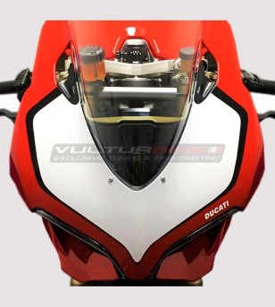 Number plate sticker White / black - Ducati Panigale 899/1199
