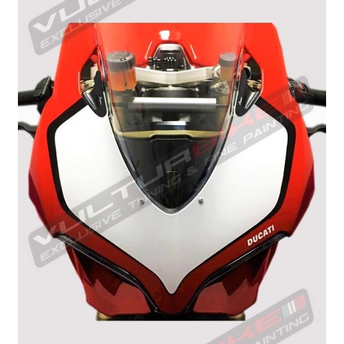 Autocollant de table de nombre noir/blanc - Ducati Panigale 899/1199 