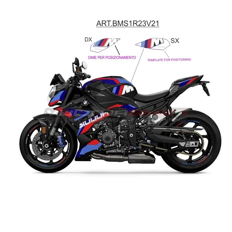 "M design" tank stickers - BMW S1000R