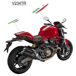 Kit autocollants design tricolore - Ducati Monster 821 / 1200 / 1200S