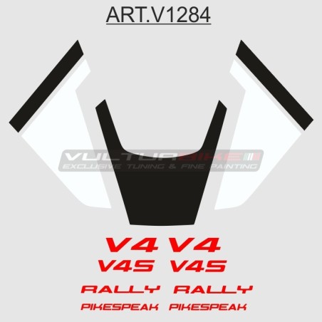 Kit adesivi per cover top case - Ducati Multistrada V4 / Rally / Pikes Peak / V2