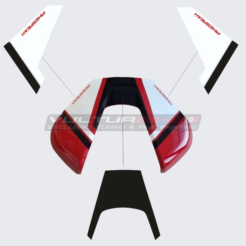 Kit adesivi per cover top case - Ducati Multistrada V4 / Rally / Pikes Peak