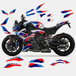 Benutzerdefiniertes rot-blaues Aufkleber-Kit für Bmw S1000R