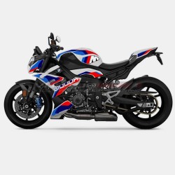 Custom red blue sticker kit for Bmw S1000R