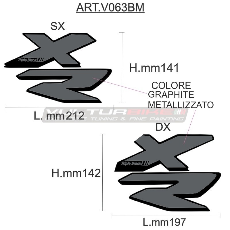 Kit für seitliche Aufkleber - BMW F900XR