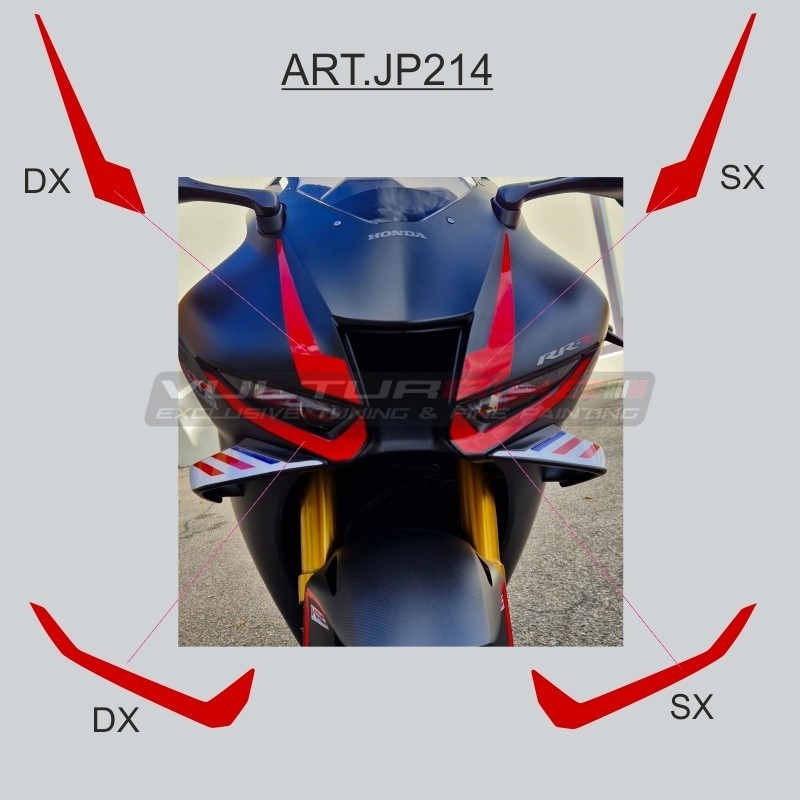 Stickers for windshield and under-headlight - Honda CBR 1000RR