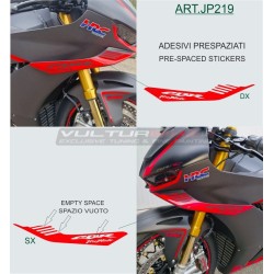 Customizable flap stickers - Honda CBR 1000RR