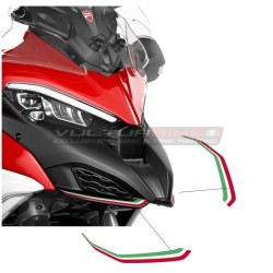 Profilés adhésifs pour couvercle de boîte à air - design tricolore - Ducati Multistrada V4 / V4S