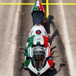 Customized fairings in Italian tricolor version - Ducati Panigale V4 2022 / 2024