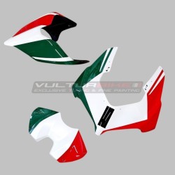 Customized fairings in Italian tricolor version - Ducati Panigale V4 2022 / 2024