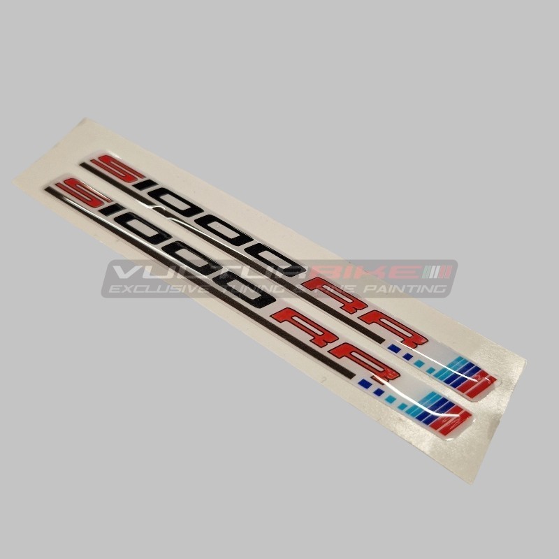 Paire de stickers 3D universels en résine - BMW S1000RR