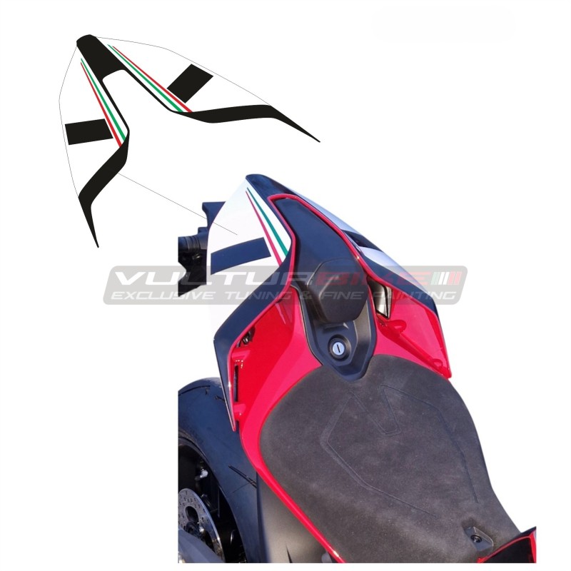 Decorative graphics for tail Ducati Panigale V4