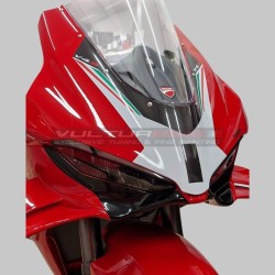 Decorative graphics for Ducati Panigale V4 windshield