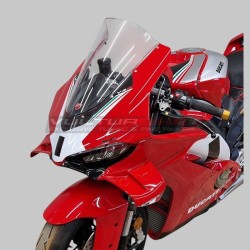 Decorative graphics for Ducati Panigale V4 windshield