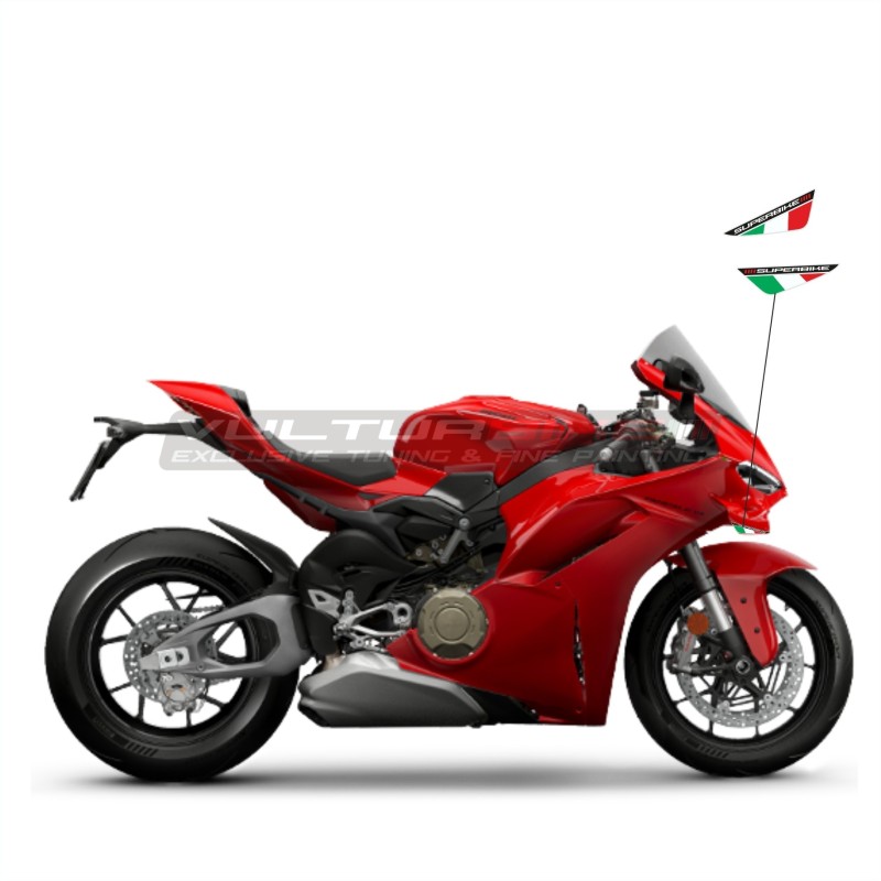 Dekorative Harzfahnen für Ducati Panigale V4 Flossen