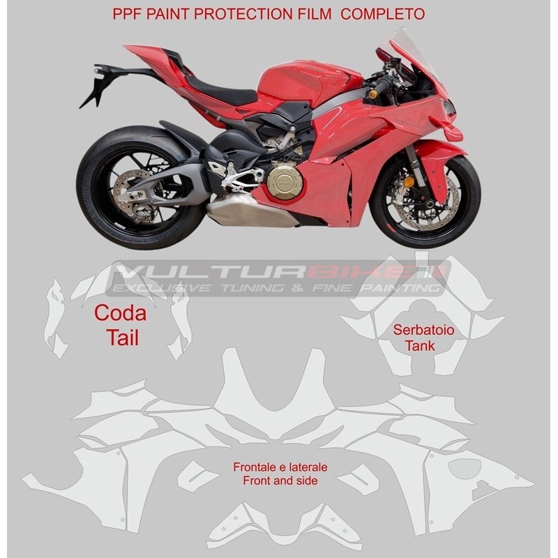 Película protectora PPF autorreparadora - Ducati Panigale V4