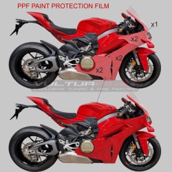 Film de protection ppf auto-cicatrisant pour Ducati frontale Panigale V4