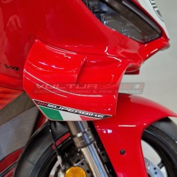 Banderas decorativas de resina para aletas Ducati Panigale V4