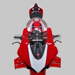 Number plate sticker for Ducati Panigale V4 windshield