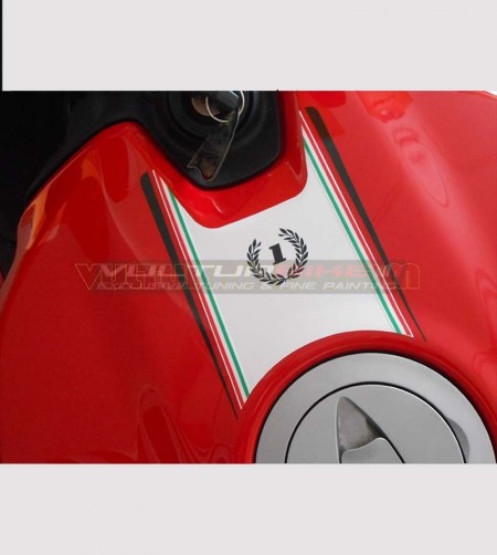 Pegatina de banda de tanque tricolor - Ducati 899/1199 Panigale