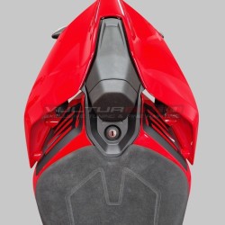 Customised trim elements inside the tail Ducati Panigale V4