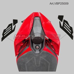 Customised trim elements inside the tail Ducati Panigale V4