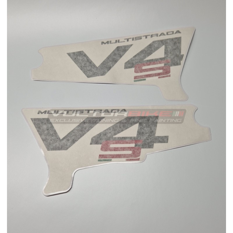 Original Right & Left Decals Ducati Multistrada V4