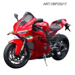 Coppia decalcomanie decorative tricolore per alette Ducati Panigale V4