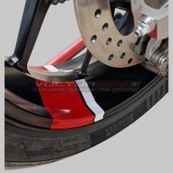 Stickers compatible with wheel channel Ducati Panigale V4