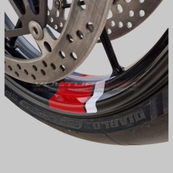 Stickers compatible with wheel channel Ducati Panigale V4