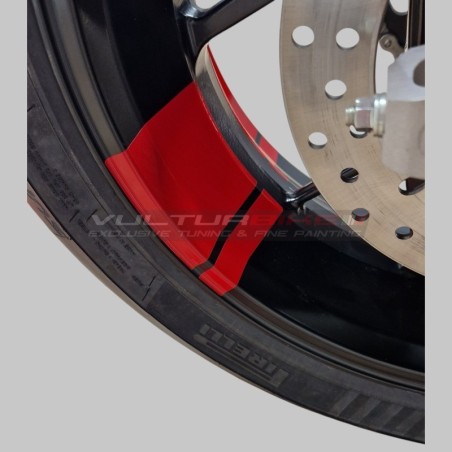 Decorative stickers for wheel channel Ducati Panigale and Streetfighter V4 / V4S / V4R
