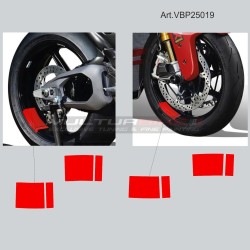 Autocollants décoratifs pour canal de roue Ducati Panigale V4