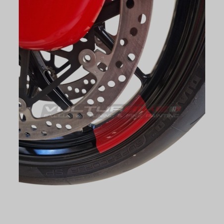 Pegatinas decorativas personalizables para canal de rueda Ducati Panigale y Streetfighter V4 / V4S / V4R