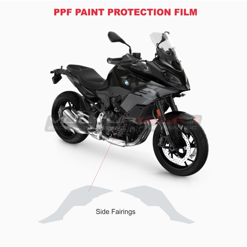 Self-healing ppf protective film for side fairings - BMW F900XR