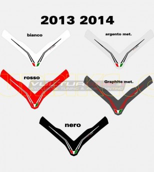 Windshield sticker in the colour of your choice - Ducati Multistrada 1200 2010 / 2014