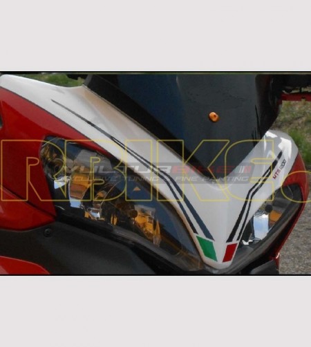 Colored front fairing's sticker - Ducati Multistrada 1200 2010/14