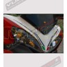 Windschutzscheibenaufkleber in Wunschfarbe - Ducati Multistrada 1200 2010 / 2014 