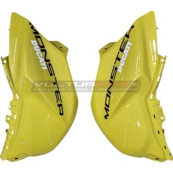 Personalized hulls in pearl yellow color - Ducati Monster 937