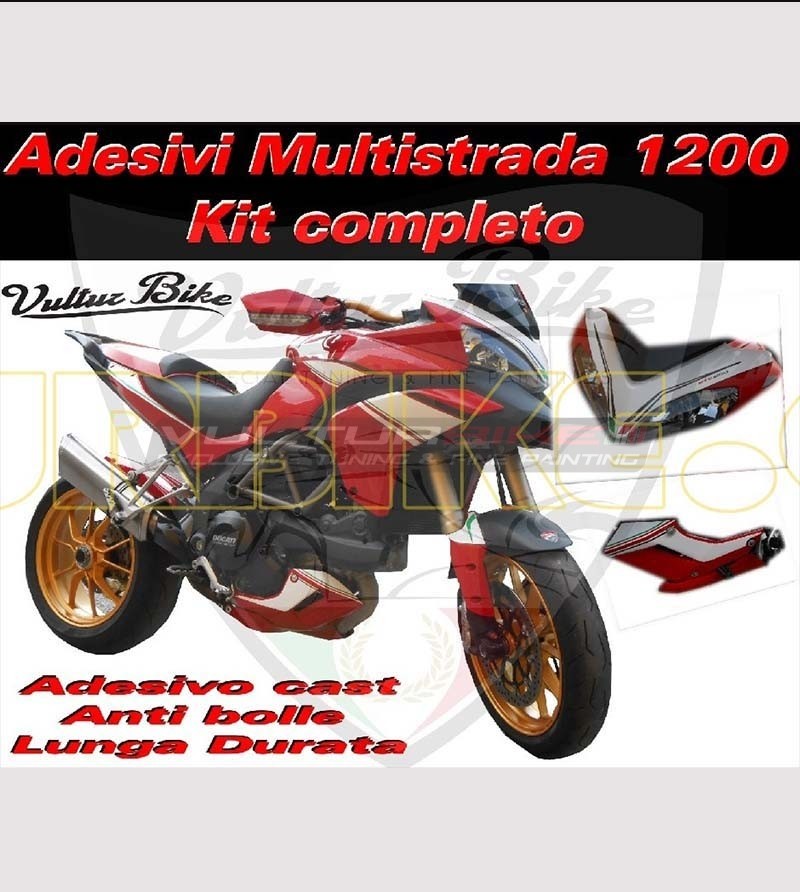 Custom stickers kit - Ducati Multistrada 1200 2010/14