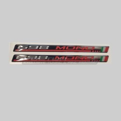 Pair of universal 3D resin stickers - Ducati Hypermotard 698