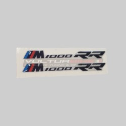 Pair of custom 3D resin stickers - BMW M1000RR