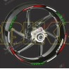 Autocollant tricolor wheels racing - Universal