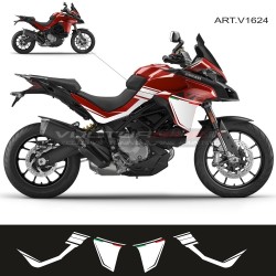 Decorative adhesive graphics for Ducati Multistrada V2 / V2S