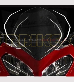 Adesivi per parabrezza replica Pikes Peak - Ducati Multistrada 1200 2013/14