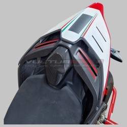 Queue carbone design tricolore - Ducati Panigale / Streetfighter V4 / V2