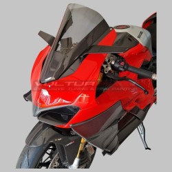 Carbon Windshield 30mm Larger Light Smoke - Ducati Panigale V4