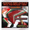 Kit autocollant pour déflecteurs - Ducati Multistrada 1200 2010/14 